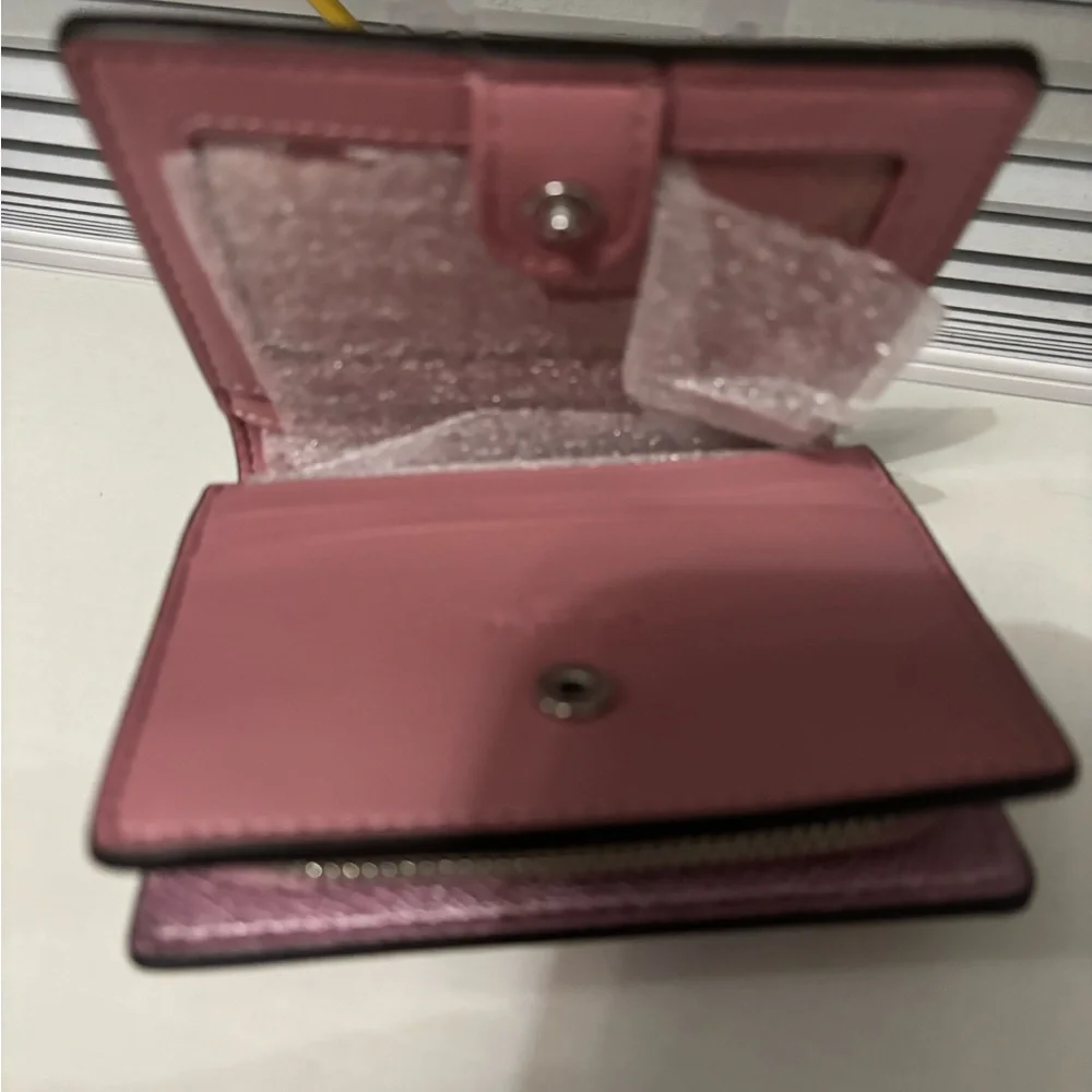 NWOT Coach Signature Metallic Wallet - Picture 6 of 6